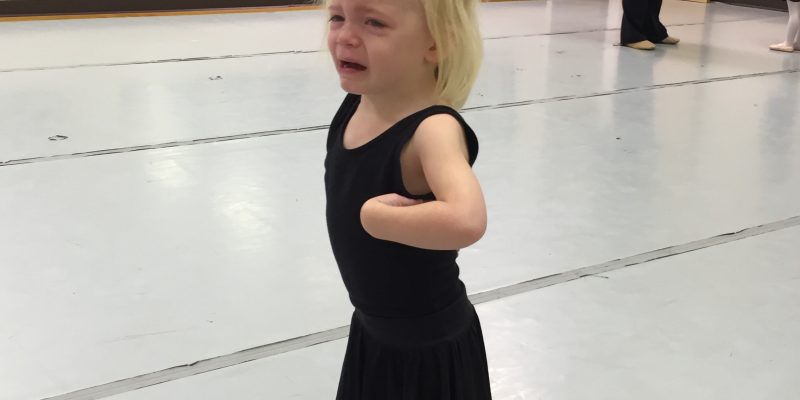 What to do if your tiny dancer cries