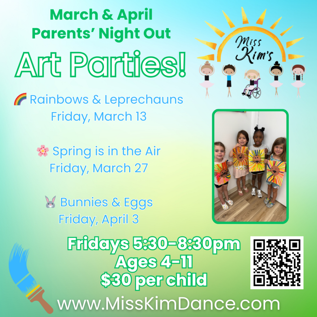 Miss Kims March April 2026 Art Parties